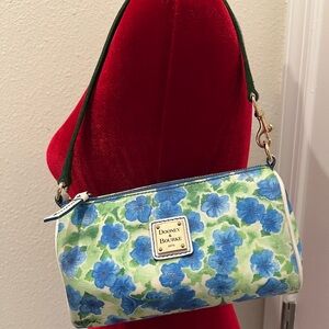 Dooney & Bourke Mini Blue Floral Handbag